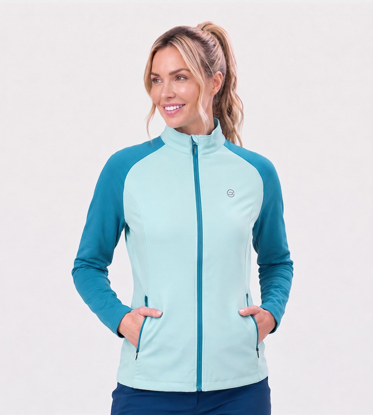 LADIES-BEBAS-JACKET-MINT-Front