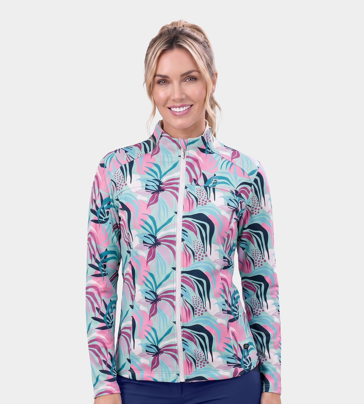 LADIES-BIRDIE-JACKET-TROPIC-MINT-FRONT