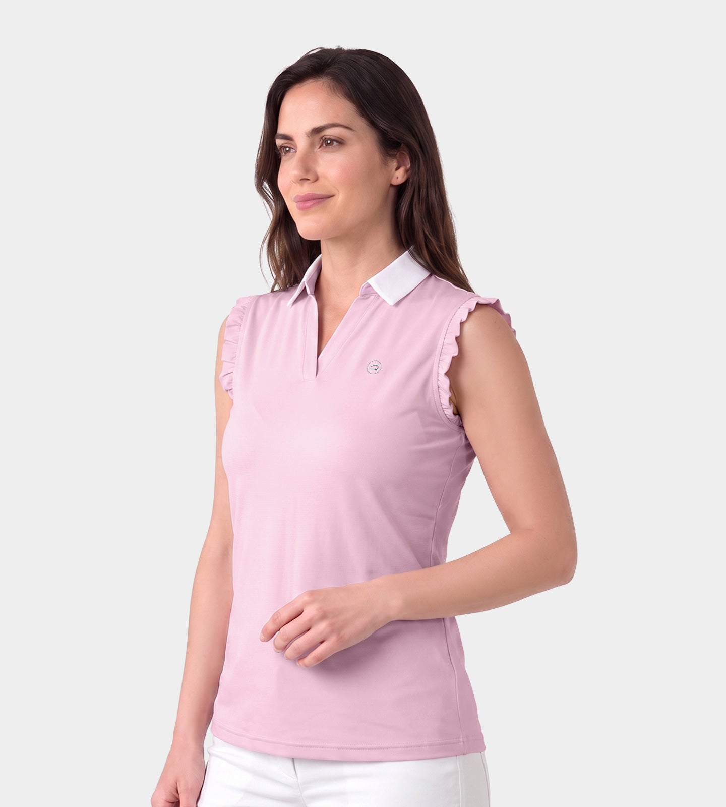 LADIES-CAPPED-POLO-BLUSH-FRONT