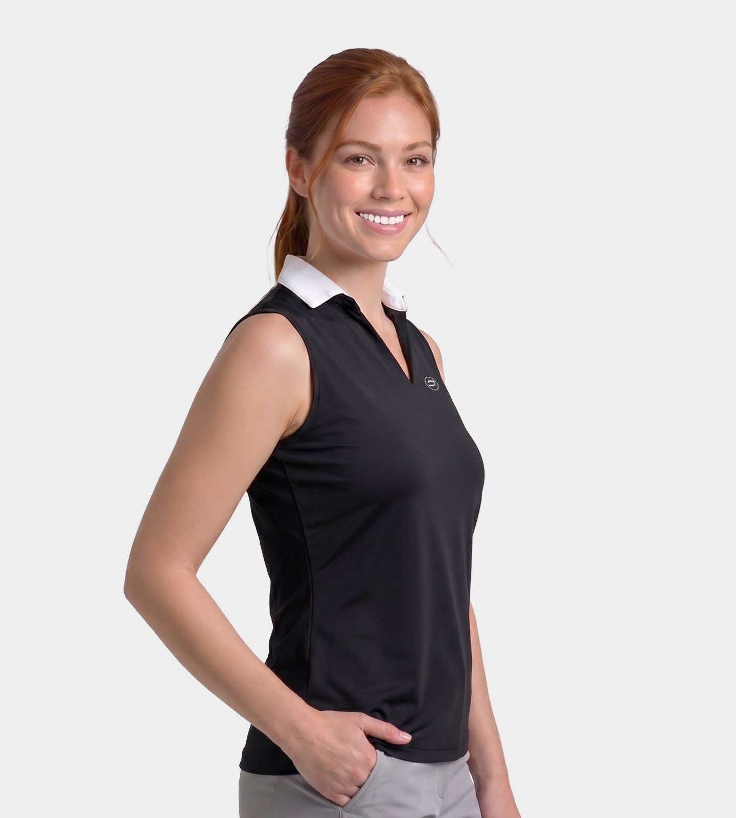 LADIES-CLASSIC-V-NECK-POLO-BLACK-FRONT_7dfe3393-9822-4d7e-bdd1-af458849aece