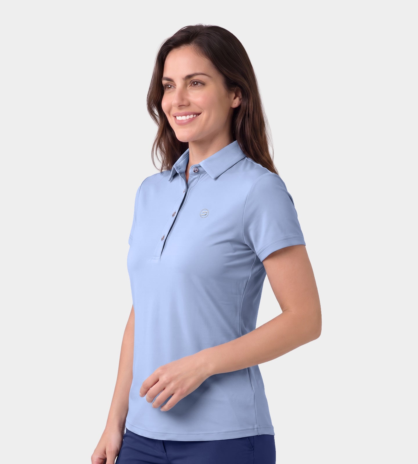 LADIES-ELITE-POLO-BLUE-FRONT