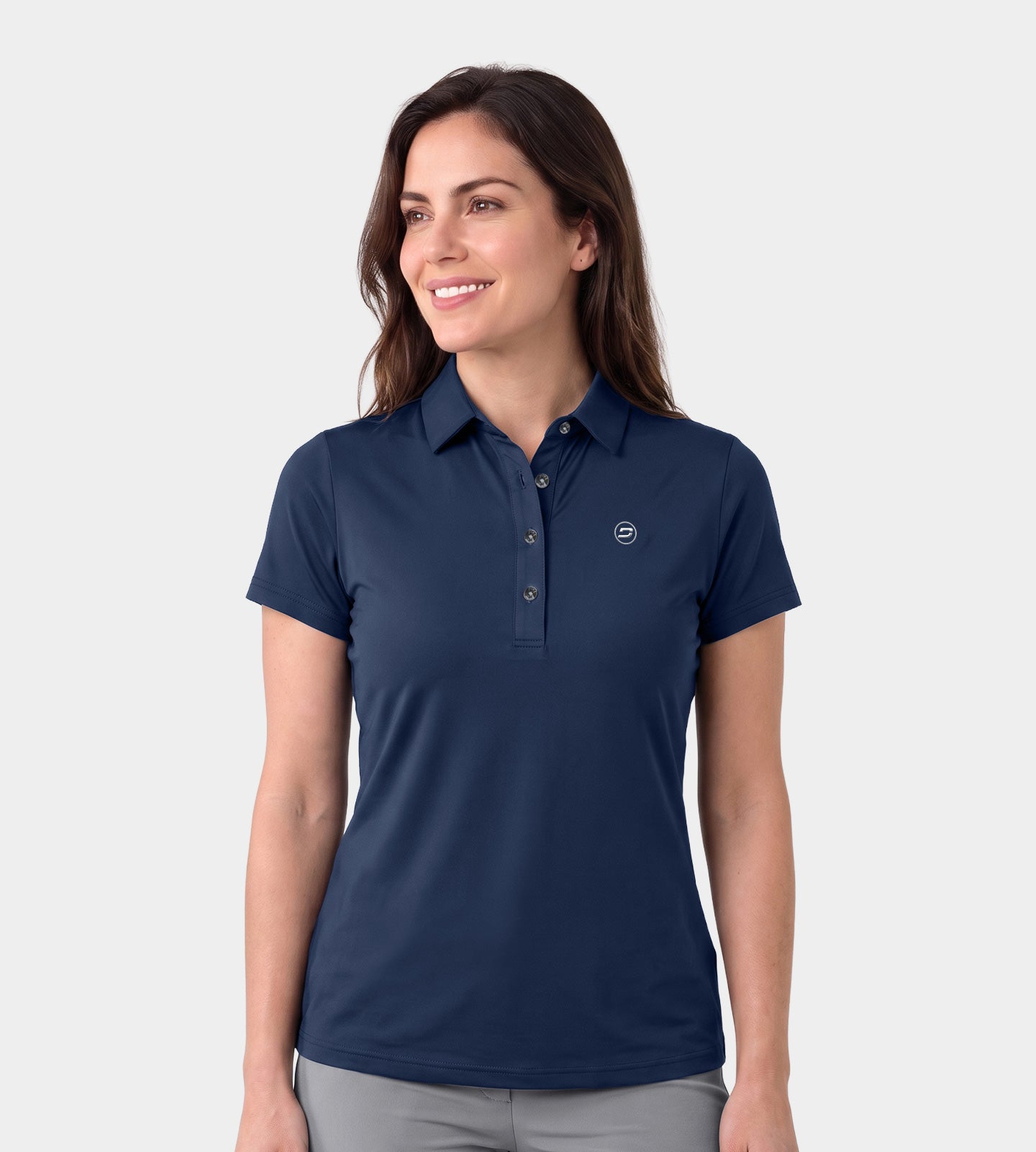 LADIES-ELITE-POLO-NAVY-FRONT