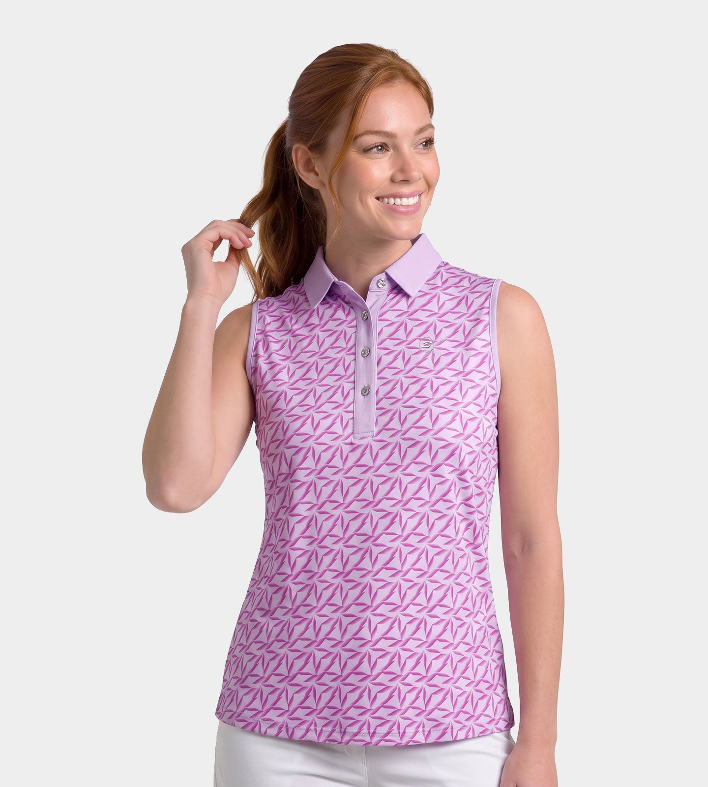 LADIES-EMPIRE-POLO-LAVENDER-Front