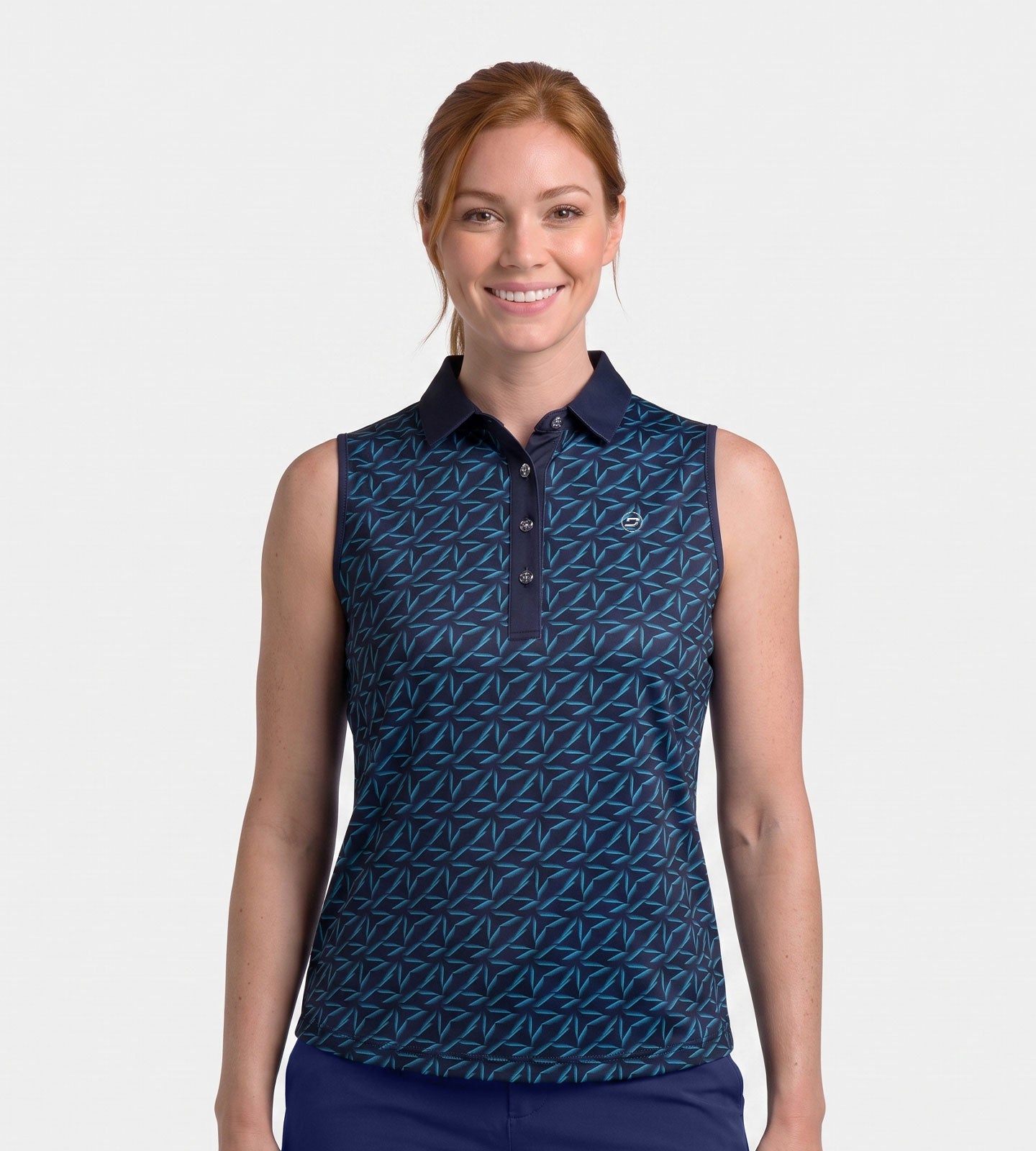 LADIES-EMPIRE-POLO-NAVY-Front