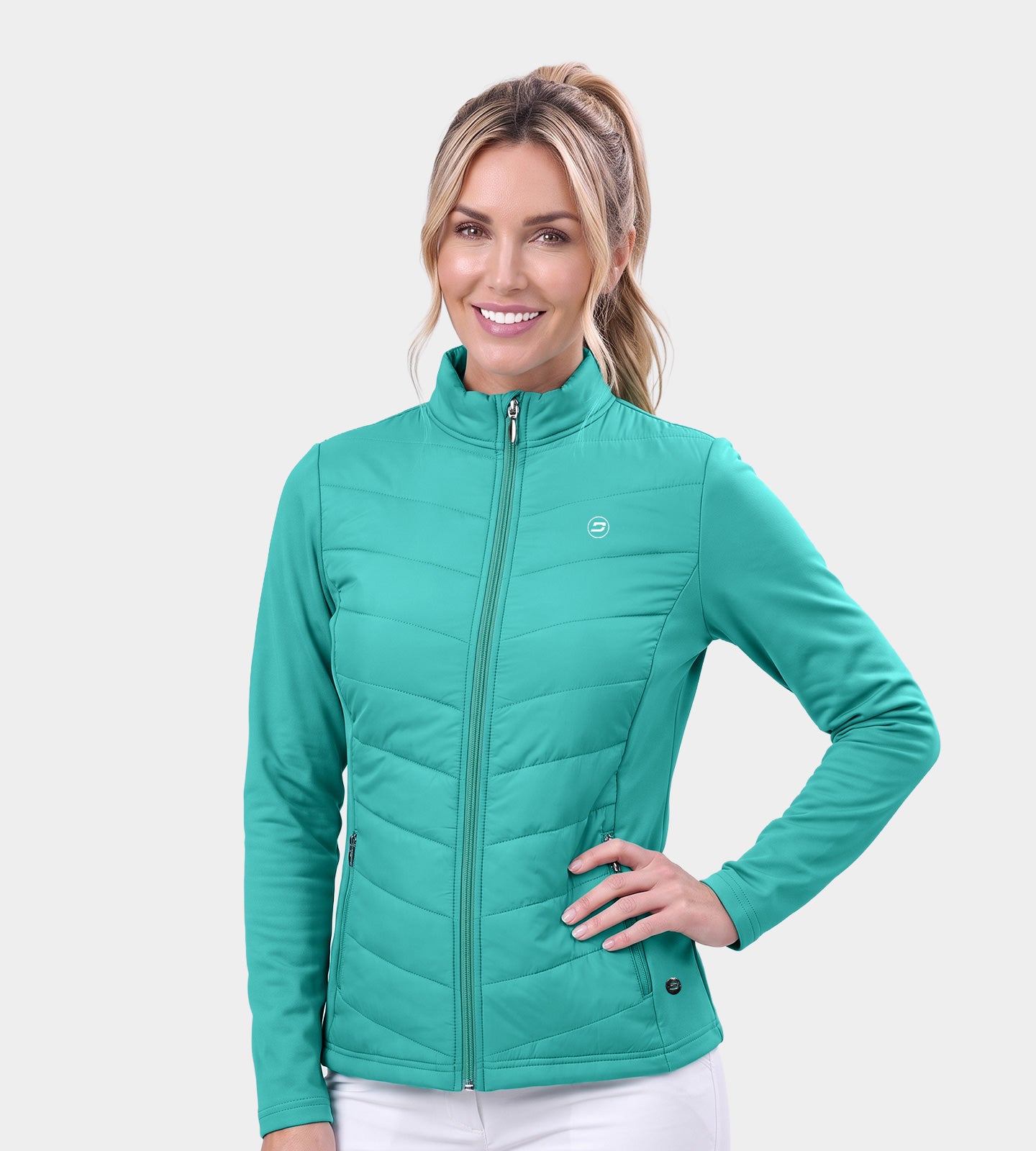 LADIES-PANAMA-JACKET-TEAL-FRONT