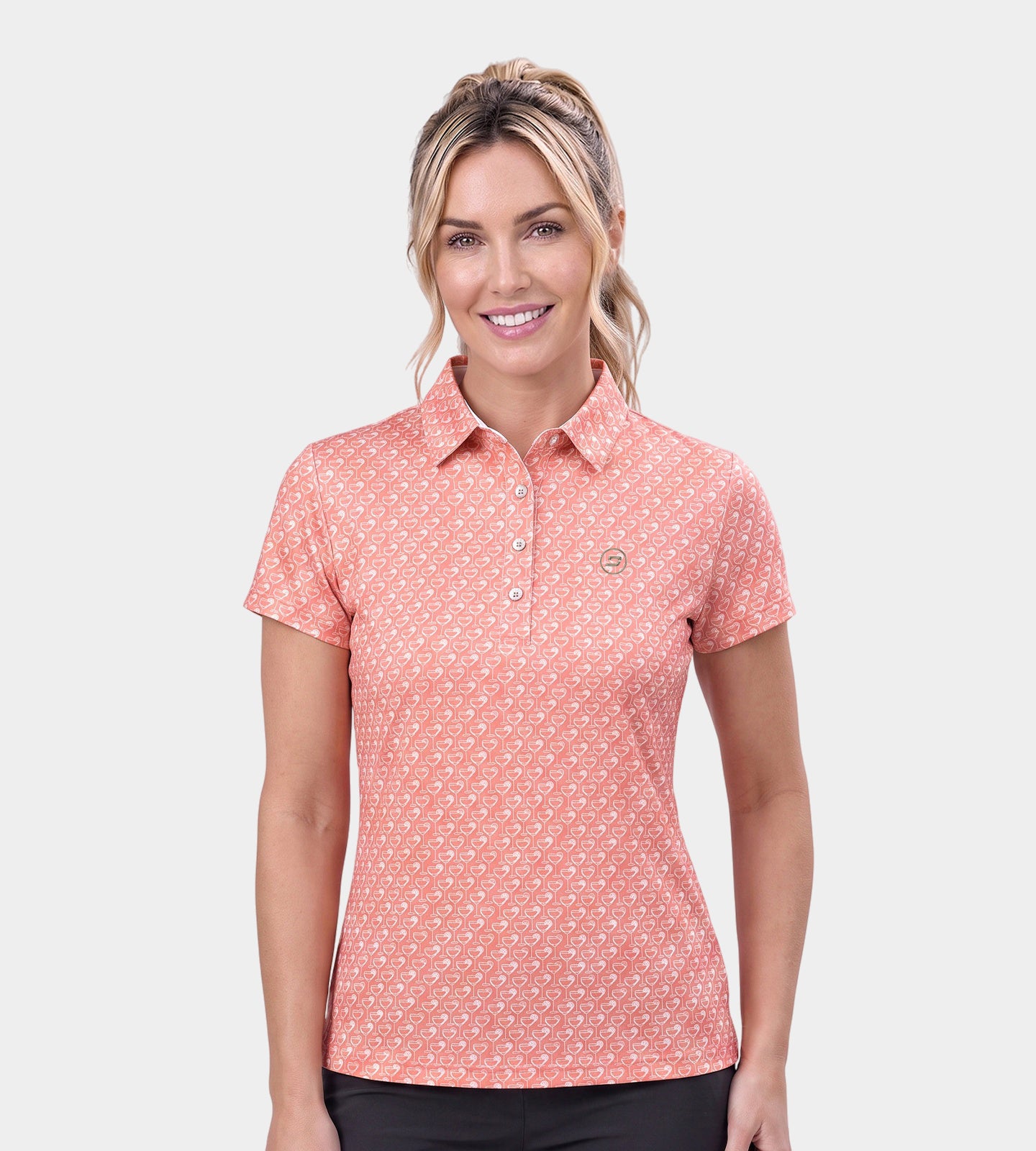 LADIES-PARTINI-POLO-CORAL-FRONT
