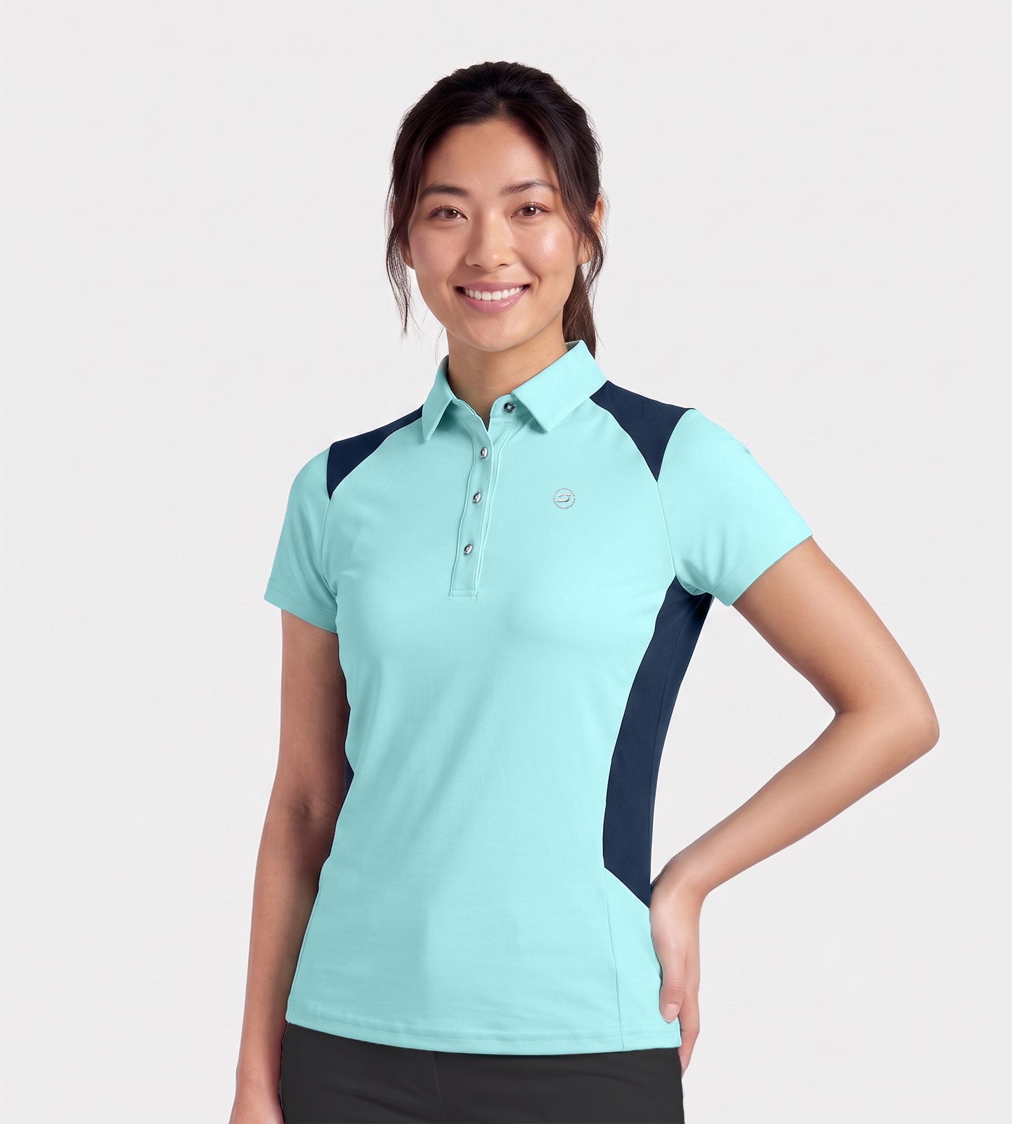 LADIES-PURE-POLO-MINT-Front