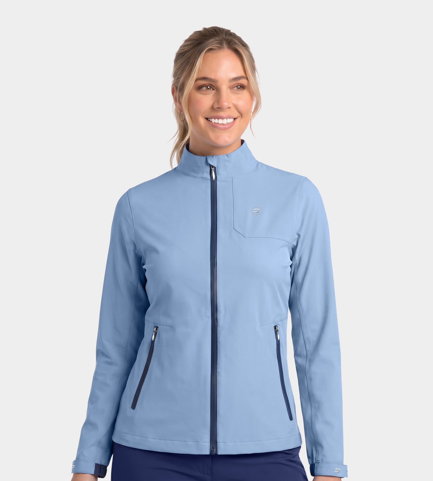 LADIES-VENUS-RAIN-JACKET-BLUE-FRONT