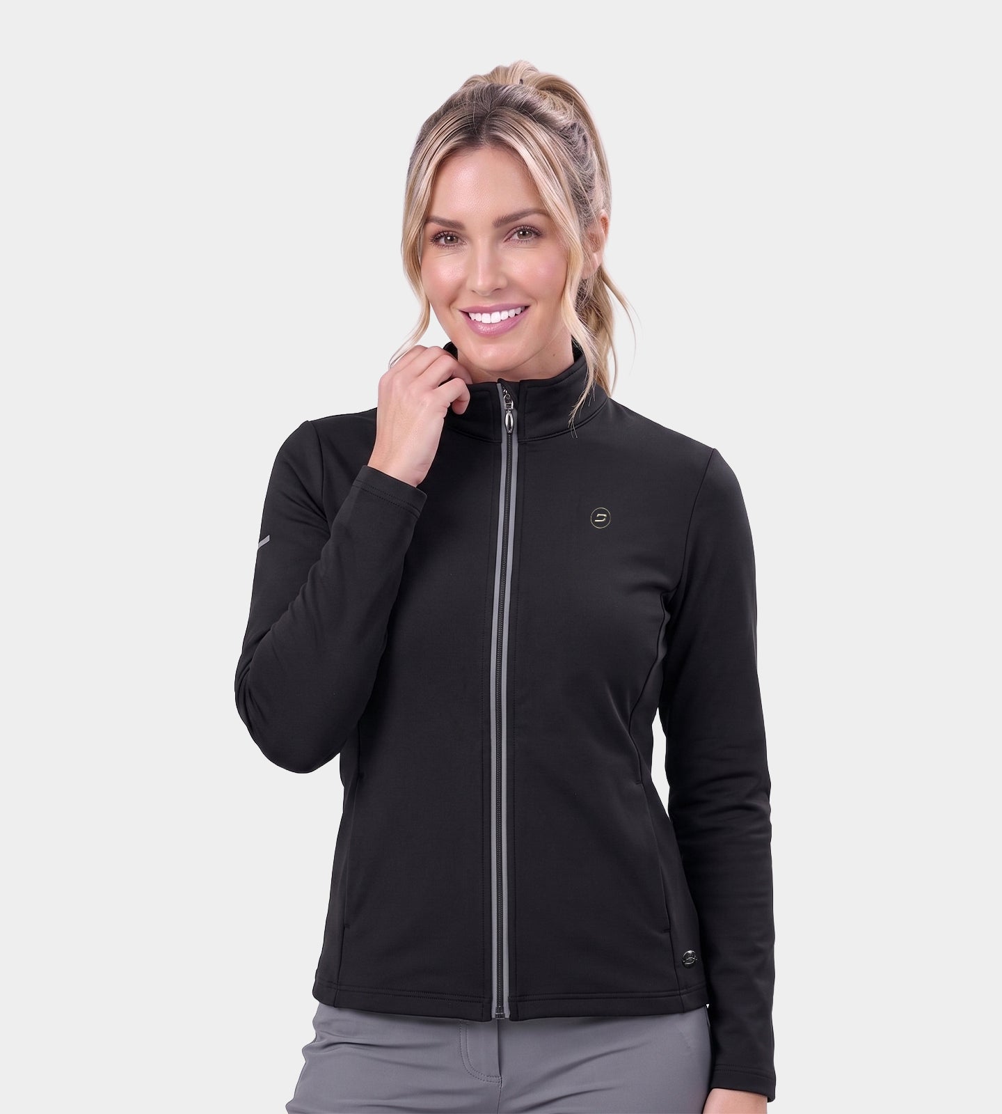 LADIESARCHERJACKET-BLACK-FRONT