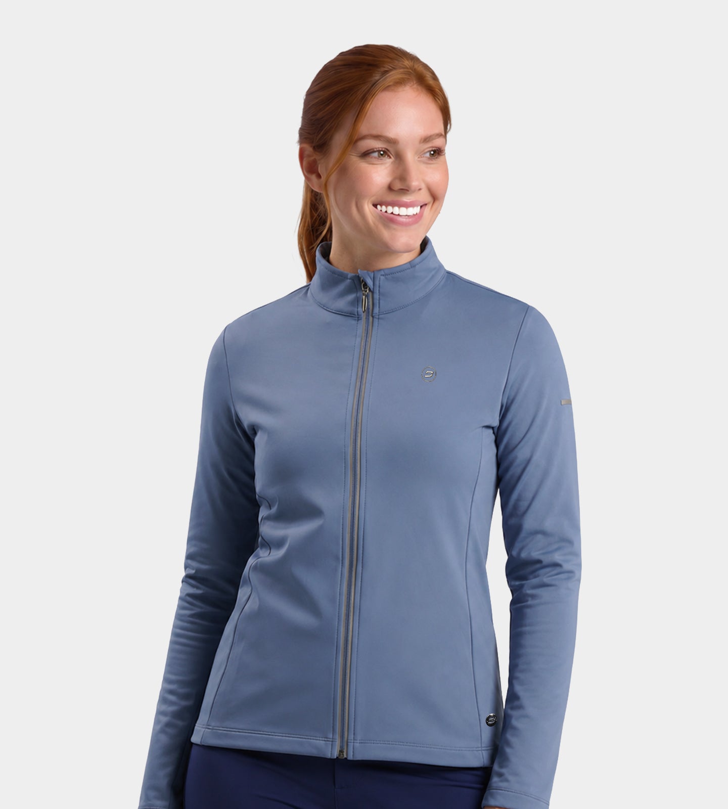 LADIESARCHERJACKET-DENIM-FRONT