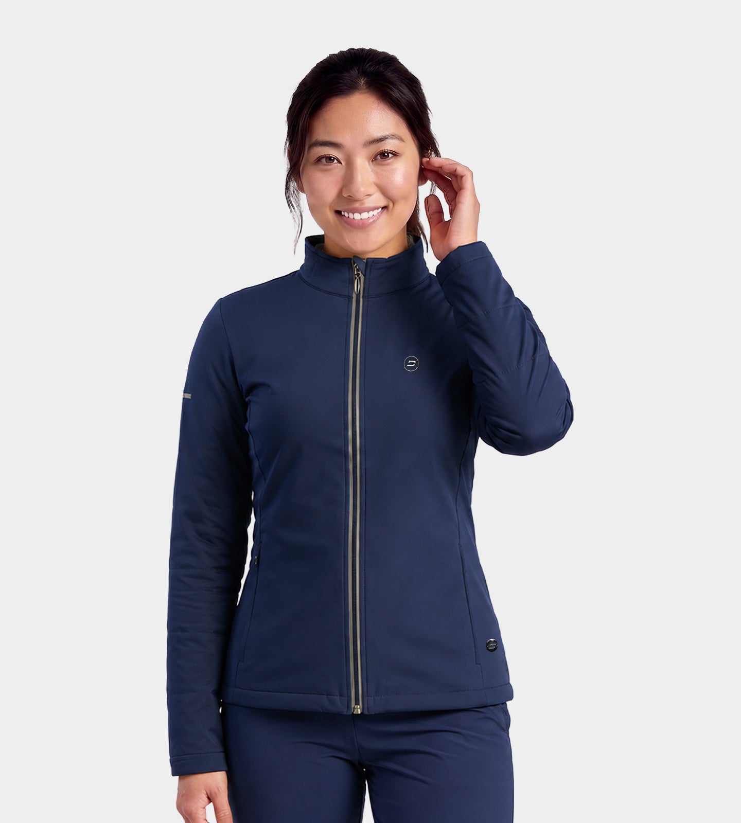 LADIESARCHERJACKET-NAVY-FRONT