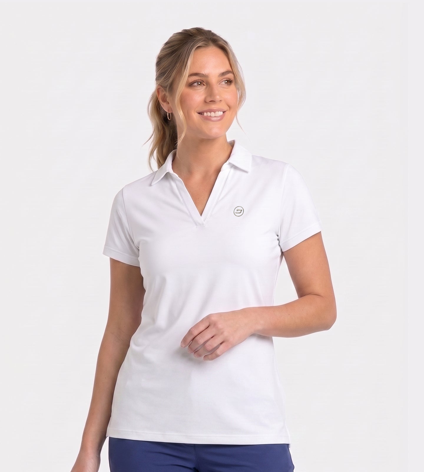 LADIESCLUBHOUSEPOLO-WHITE-FRONT