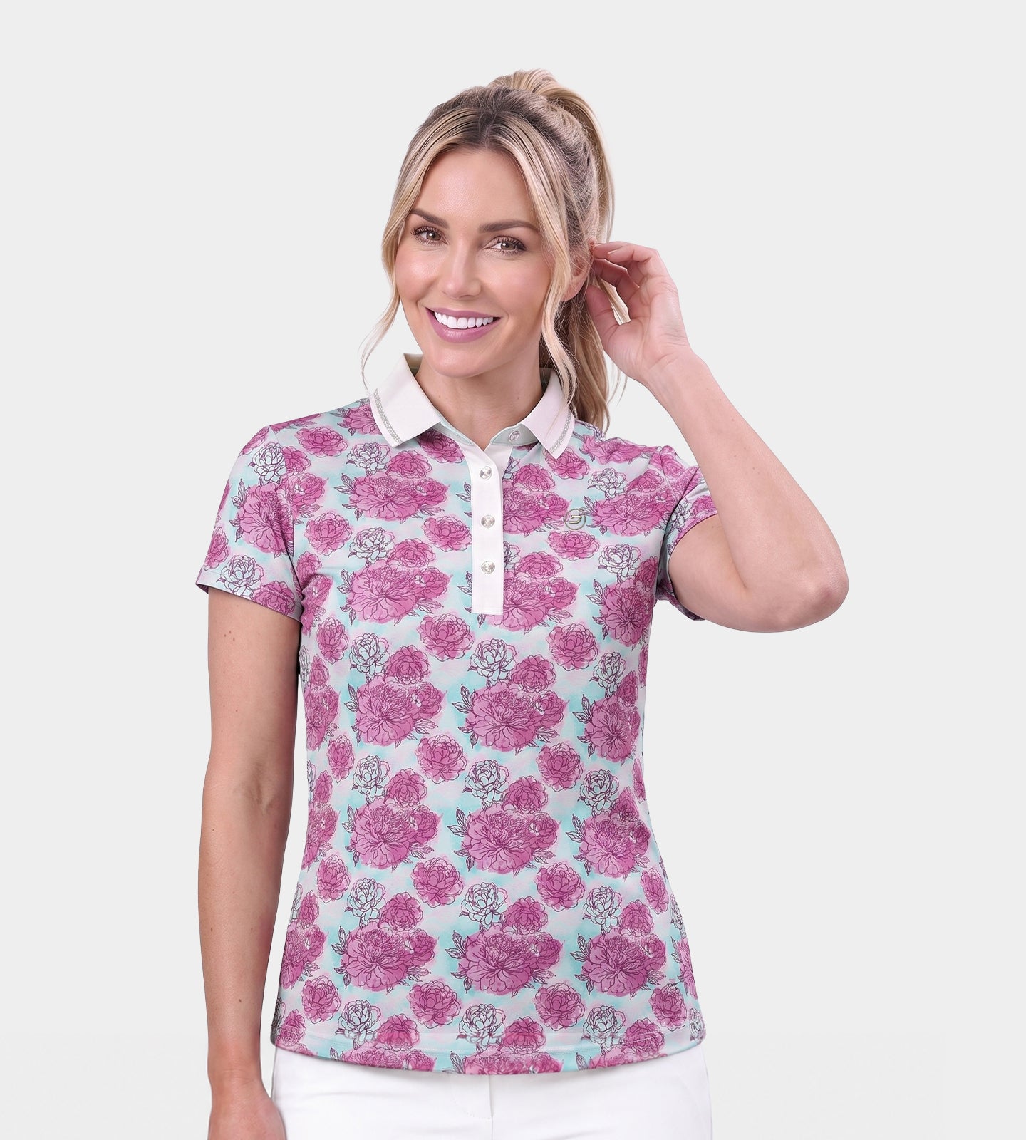 LADIESROSESPOLO-TEAL-FRONT_44586730-f58a-417c-a00c-0cd0f500e9b4