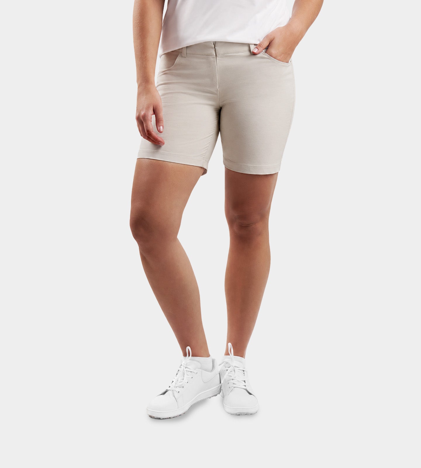 LADIESSUPREMESHORTS-STONE-FRONT
